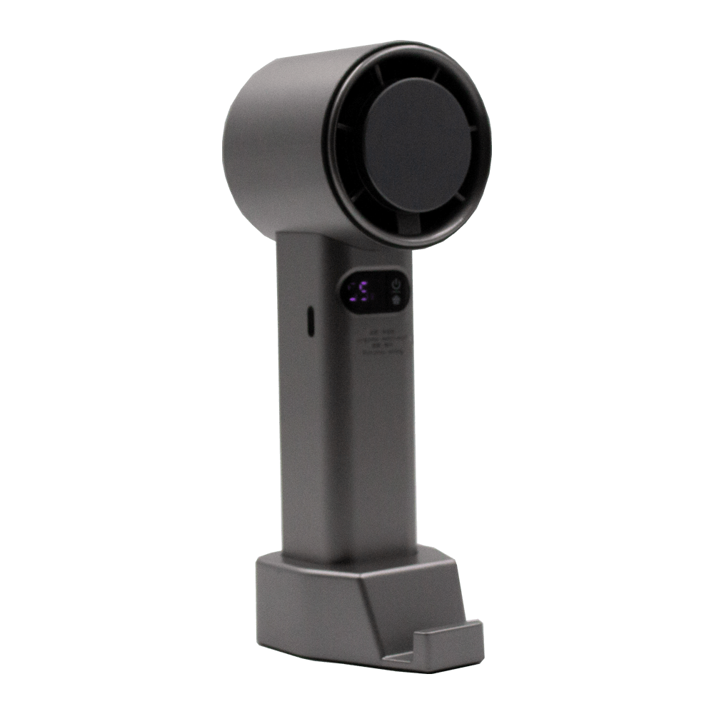 พัดลมพกพา พัดลมมือถือ Sonar FLYBIRD 3in1 รุ่น WT-F83 แบตเตอรี่ 4800mAh ชาร์จไฟได้ จอแสดงผล LED สีดำ